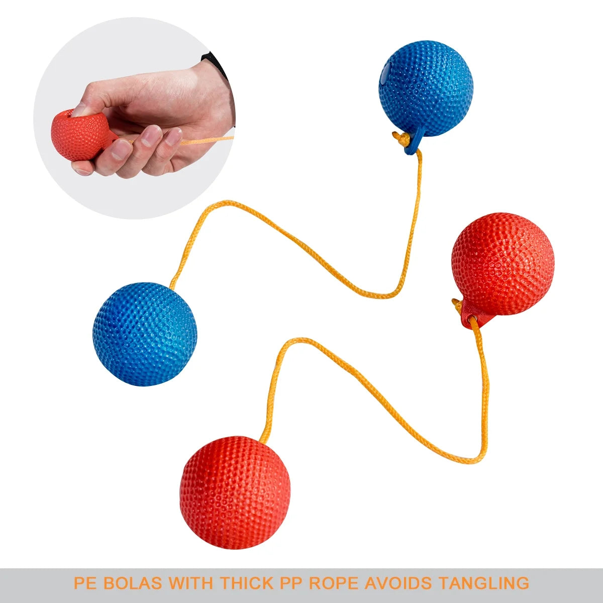 Portable Ladder Toss Set 12 Balls Outdoor Game Set J919110