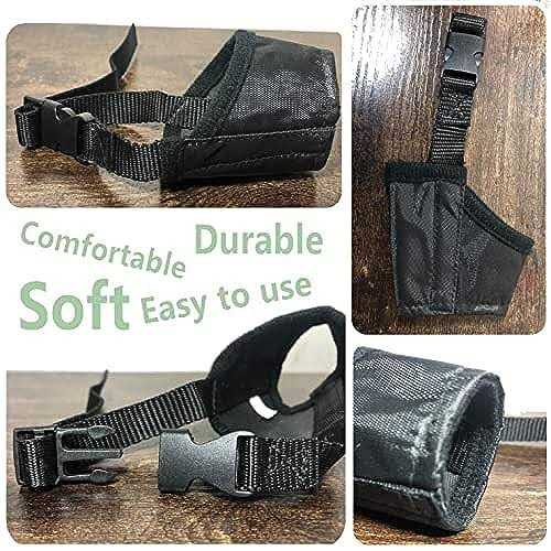 Soft Air Mesh Dog Muzzle XS for Small Dogs with Long Snout N872818