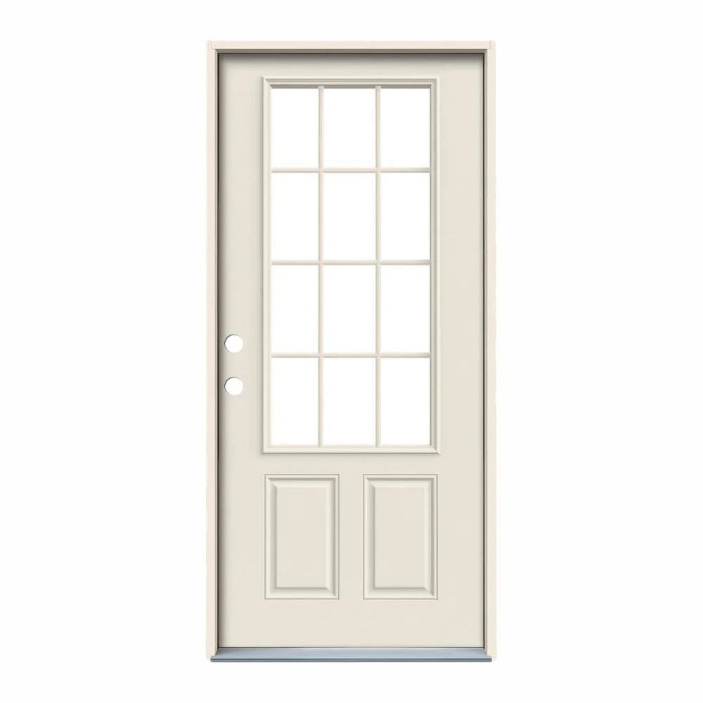Primed Steel Prehung Back Door F8450