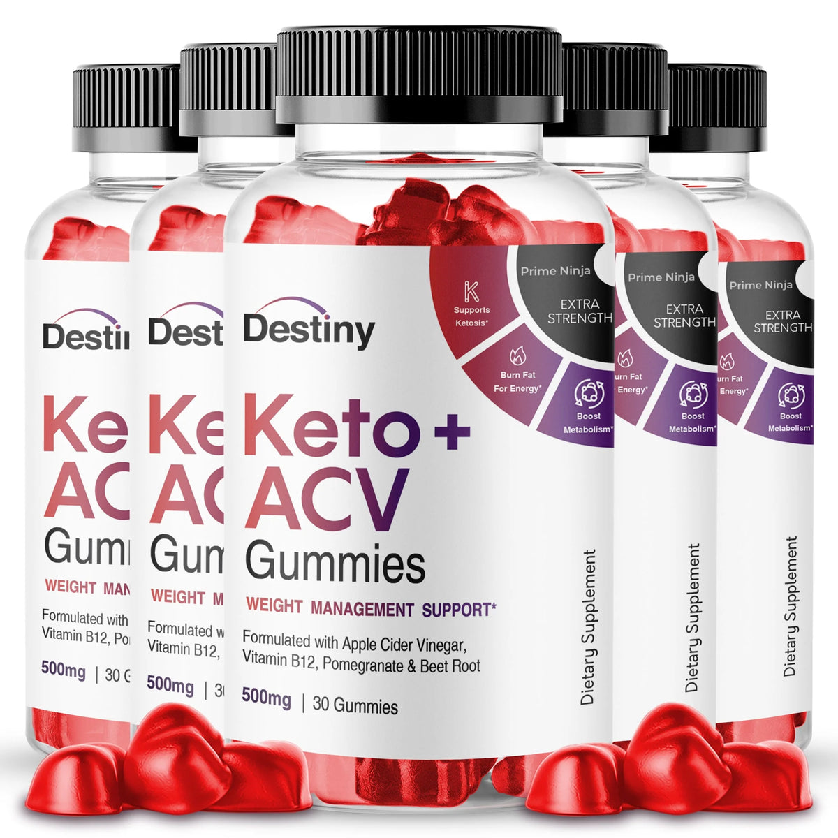 Keto ACV Gummies 5 Pack W9149