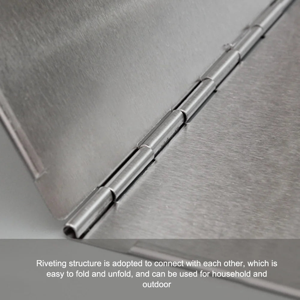 Foldable Gas Stove Windshield Outdoor Camping Wind Screen T6152