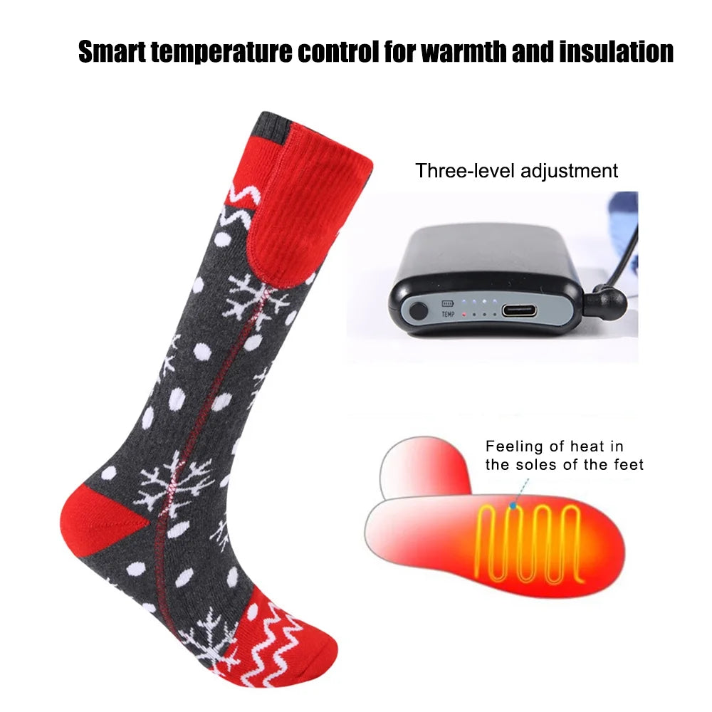 5000mAh Rechargeable Heated Socks I858762