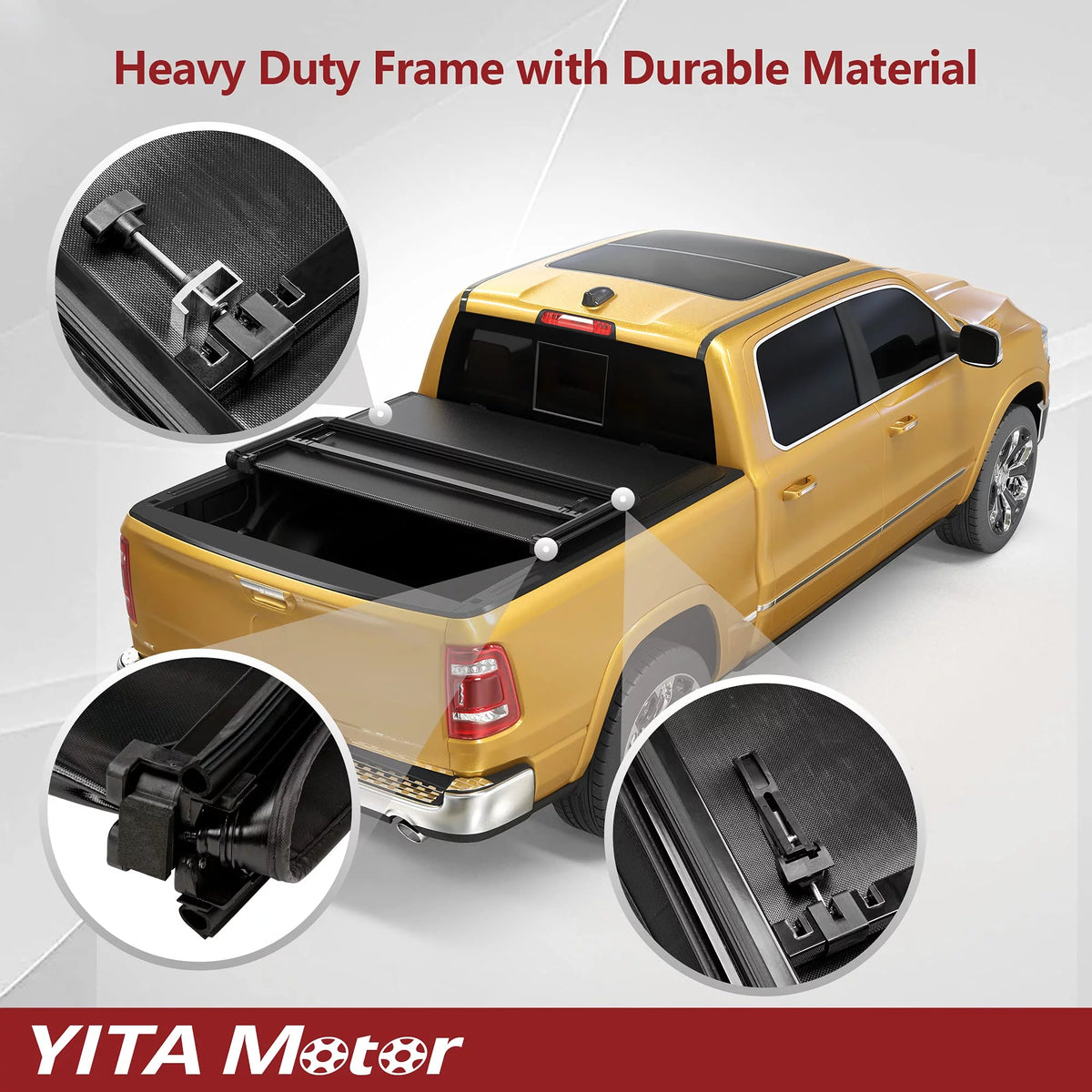 Soft Tri-fold Truck Tonneau Cover 5.8 ft Bed G612