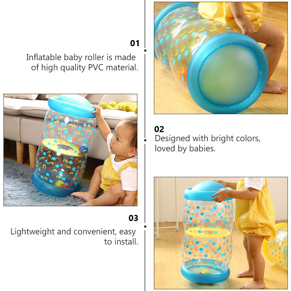 Inflatable Crawling Roller Toy Baby Crawling Practice Toy F3408