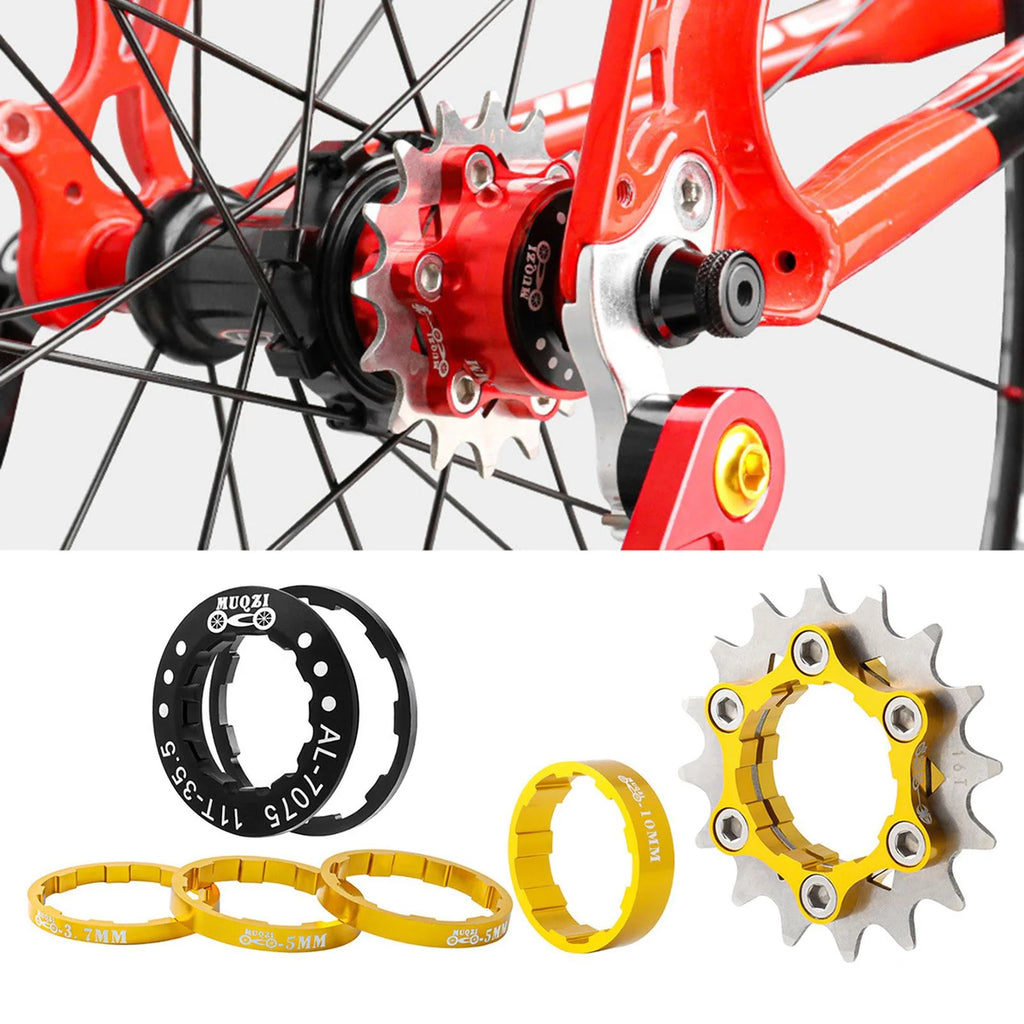 16T Single Cog Set Aluminum Alloy Freewheel Gear for Mountain Bike Hubs BMX Y56542