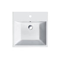 Ceramic Wall Mount Bathroom Sink White T1341