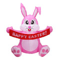 Inflatable LED Night Light Easter Bunny Decorations P180