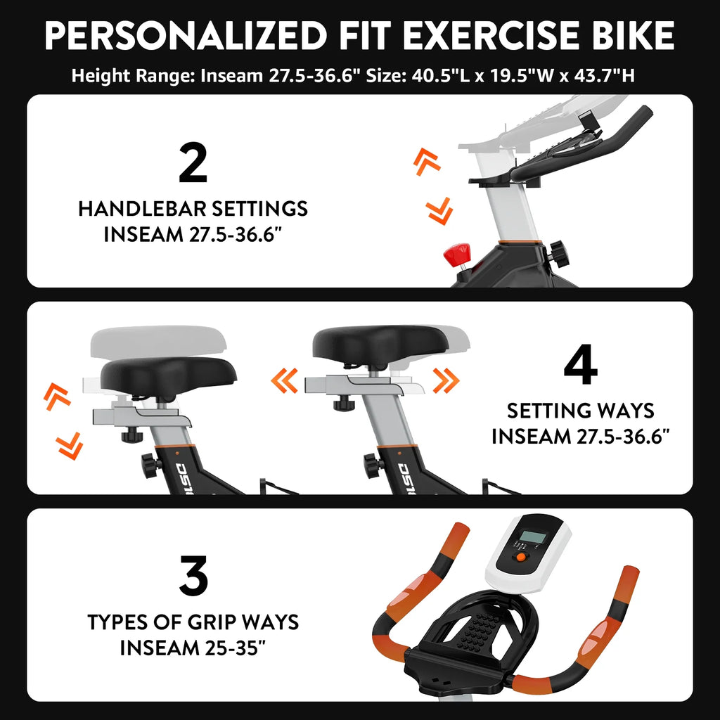 Indoor Cycling Bike with Silent Magnetic Resistance Z1533