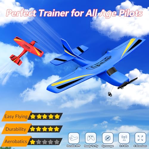 Red 2.4GHz Remote Control Airplane A726098