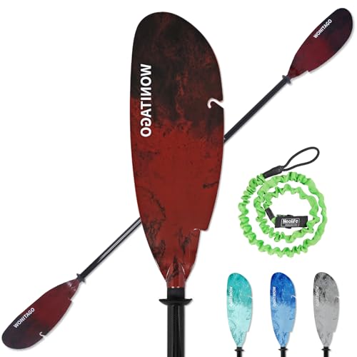 Carbon Fiber Shaft Plastic Blade Adjustable Kayak Paddles L649497