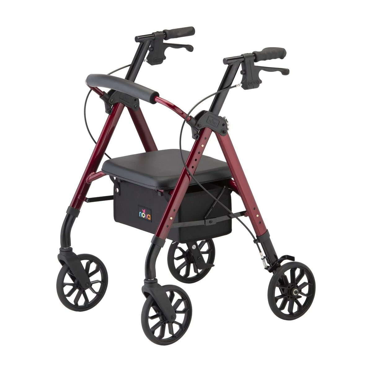 8 Inch Wheel Aluminum Rollator E59269