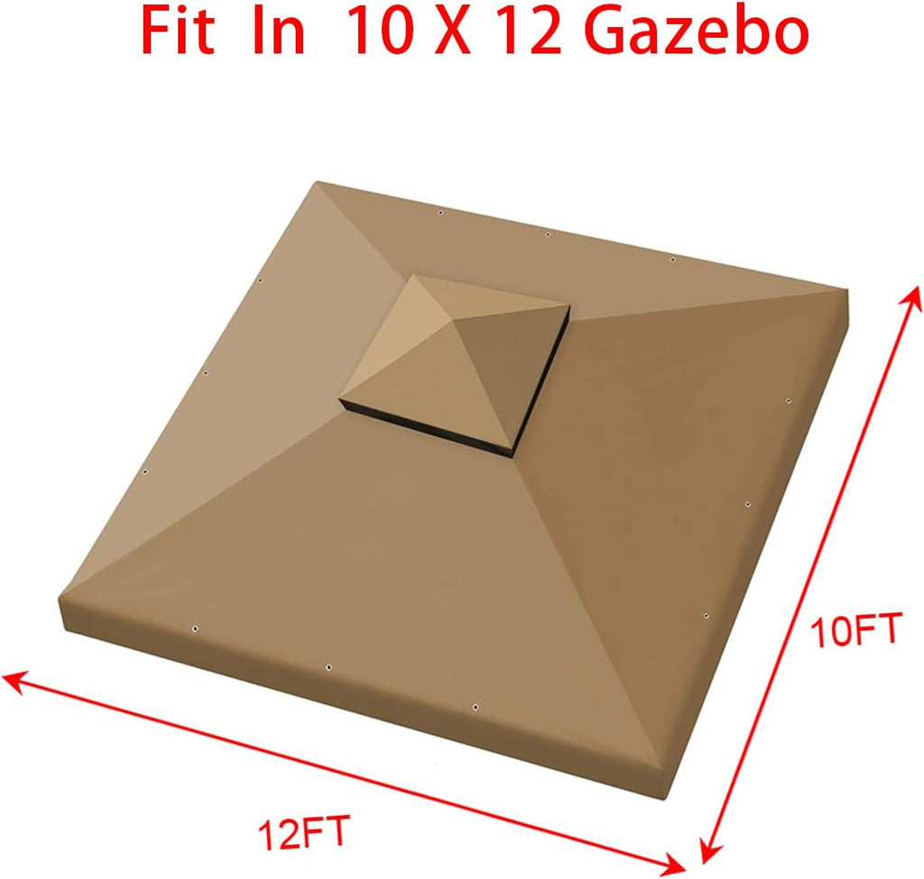 Replacement Canopy Top Double Tier Gazebo Roof Cover 10x12 J320383