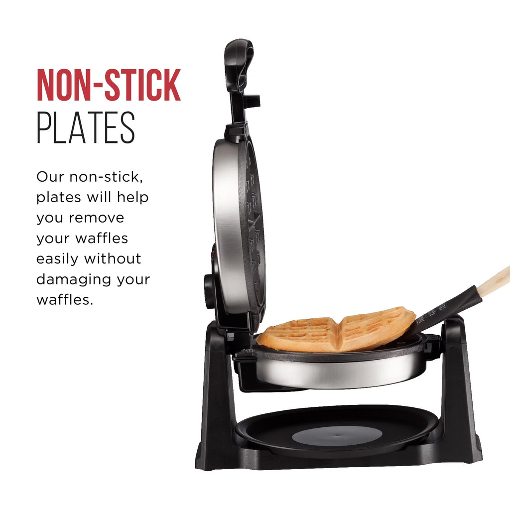 Stainless Steel Non Stick Belgian Waffle Maker D464646