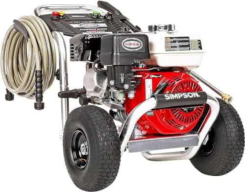 4200 PSI Gas Pressure Washer, 4.0 GPM Power Washer, Honda GX390 Engine, 50-Foot Steel-Braided Hose, Aluminum Series H356696