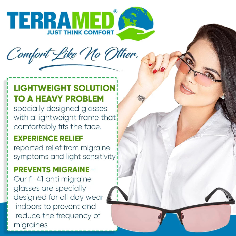 Migraine Glasses FL-41 for Light Sensitivity Z7293
