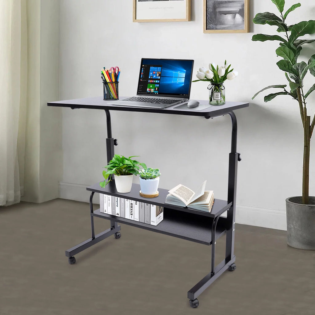 Adjustable Height Desk with Wheels A2902