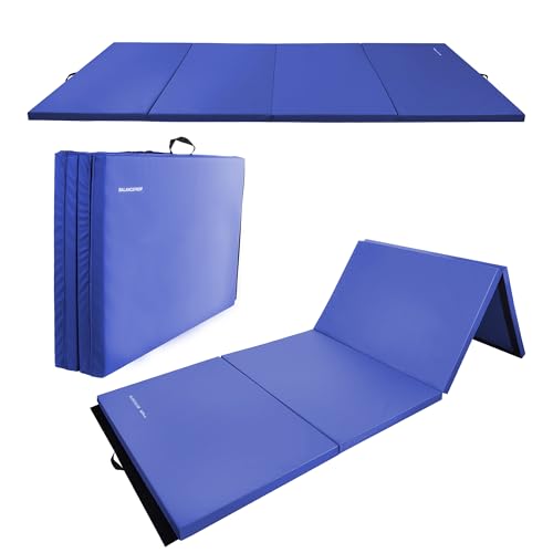 Blue 4'x8'x2" Extra Thick Gymnastics Mat L653997