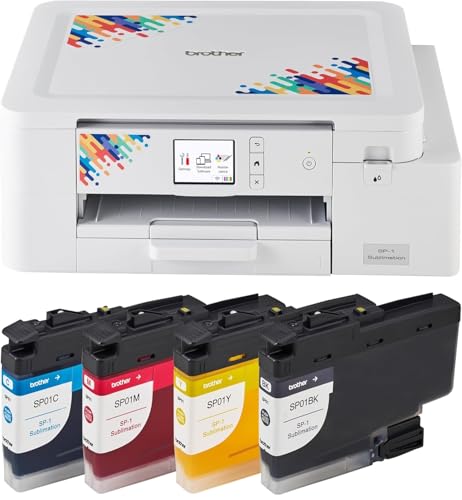 Sublimation Printer and 4-Color Sublimation Ink Cartridge Set S6404
