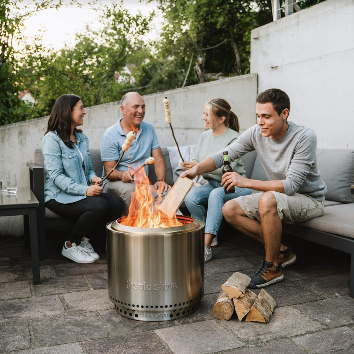 Portable Stainless Steel Wood Burning Fire Pit J958