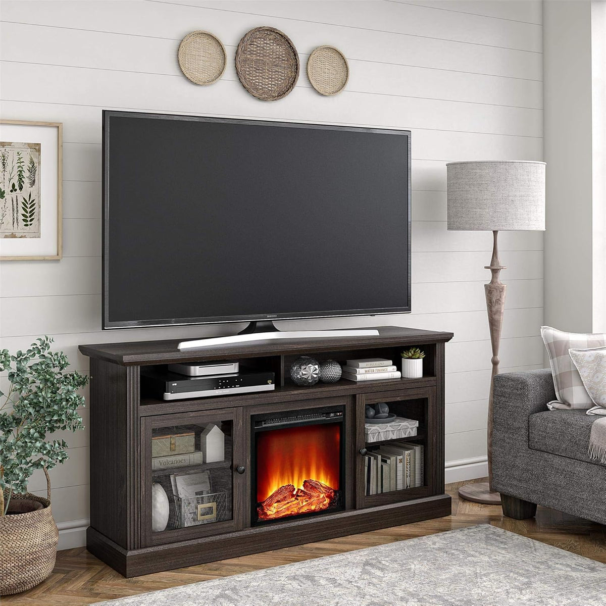 Fireplace TV Stand up to 50" Natural J6217