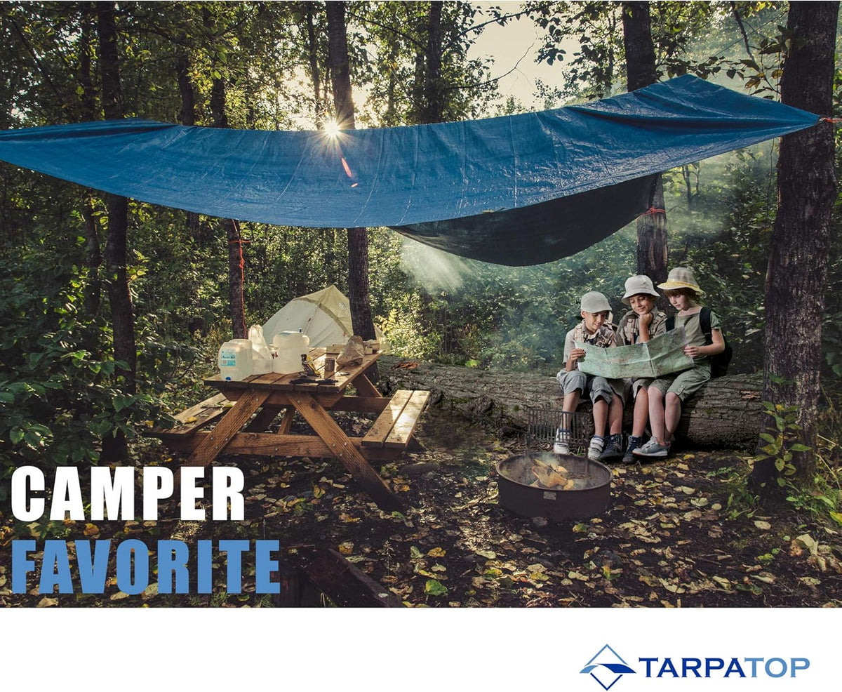Blue Waterproof Poly Tarp O681