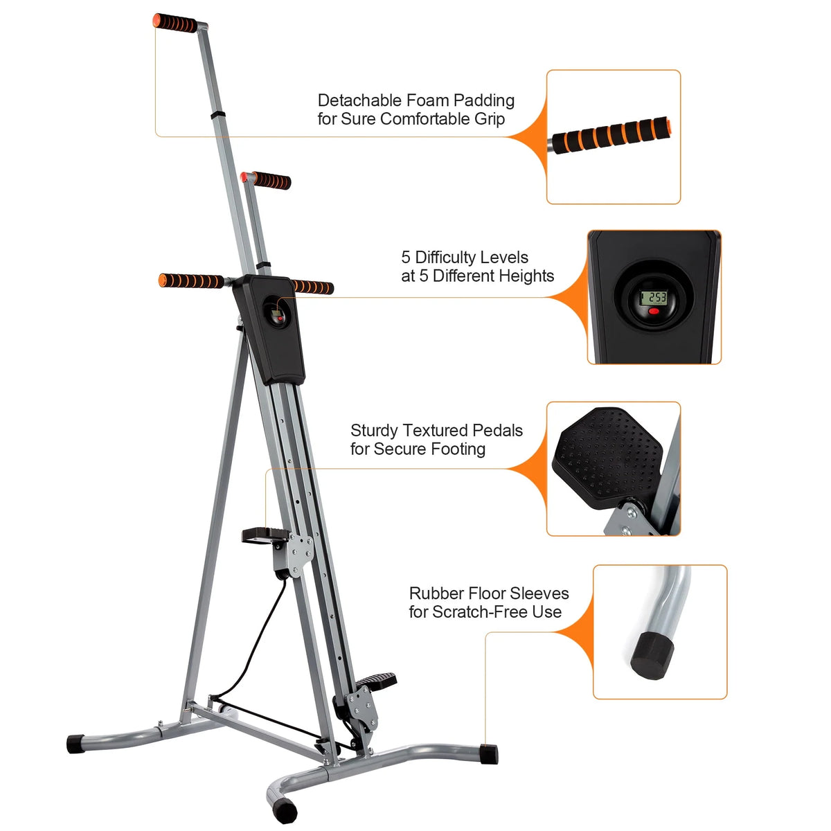 Foldable Vertical Climber Exercise Machine J903
