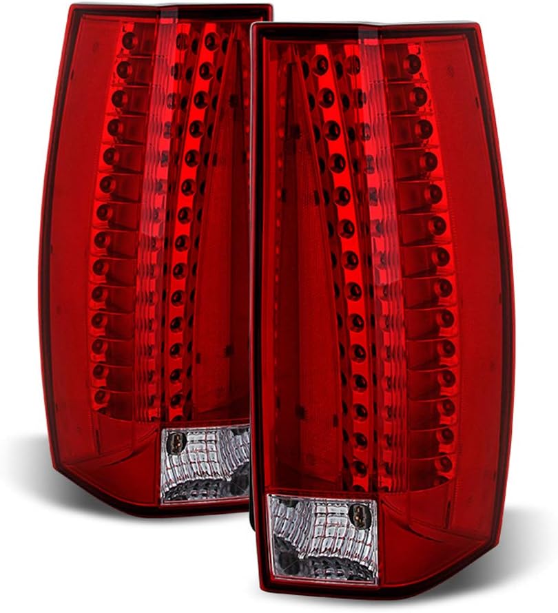 Red Smoke LED Tail Lights Brake Lamps Driver & Passenger Side G6162