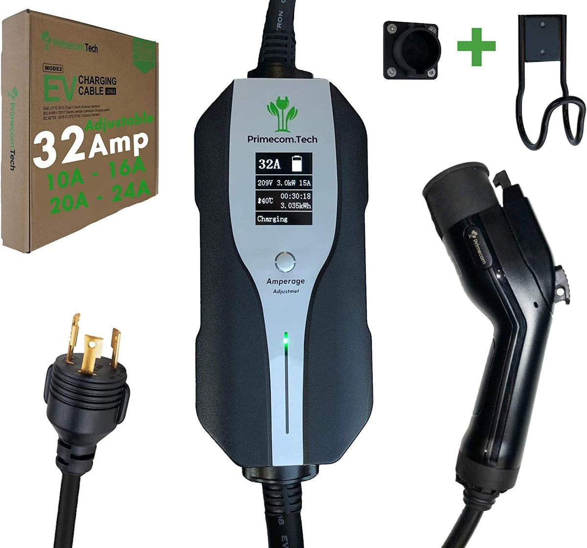 Level 2 Electric Vehicle Charger with 30Ft Cable K511859