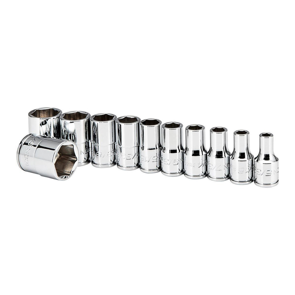 1/4 in. Drive SAE 11-Piece Socket Set H799356