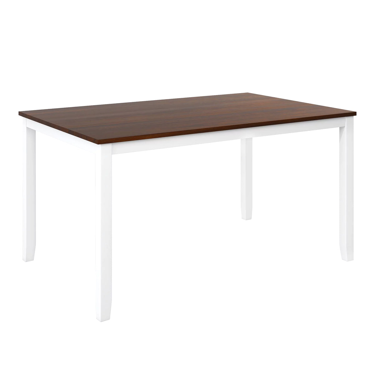 6-Piece Wooden Kitchen Table Set with 4 Chairs and Bench R114211