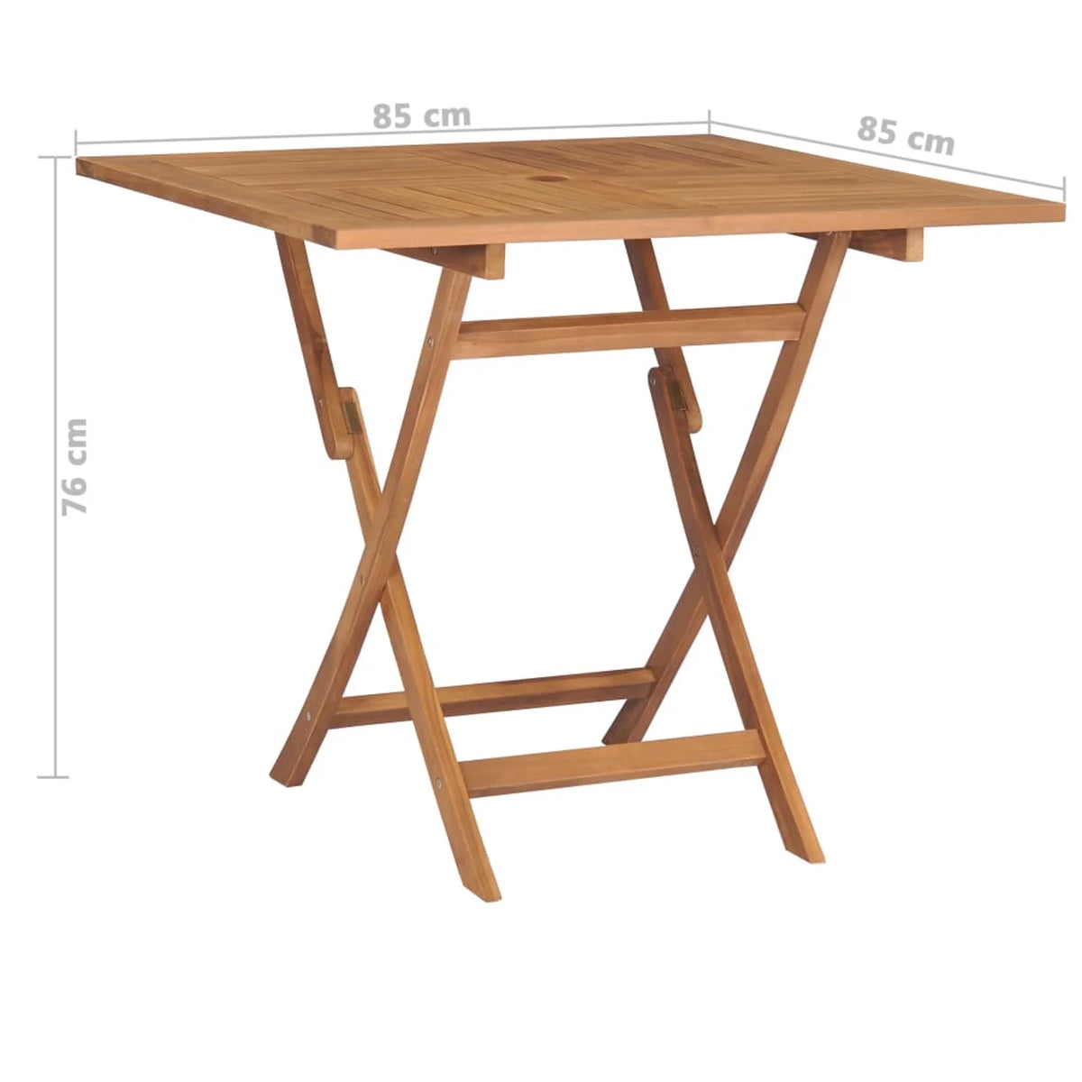Folding Garden Table Solid Teak Wood F107979