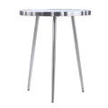 Blue and Silver Contemporary Accent Table R681727