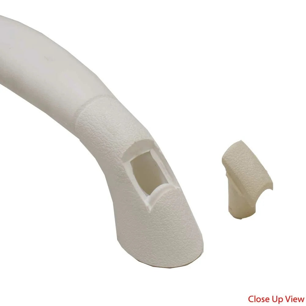 White Textured Vinyl Boat Grab Handle Rail S7505