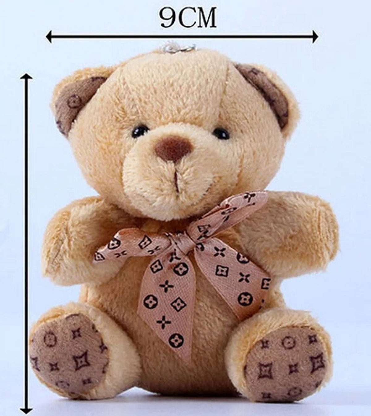 10cm Cream Teddy Bear Plush Toy T716