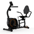 Recumbent Exercise Bike, 16-Level Resistance, Adjustable Seat, 400LB Capacity F43929