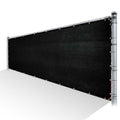 Black Privacy Fence Screen Mesh with Reinforced Grommets C5255