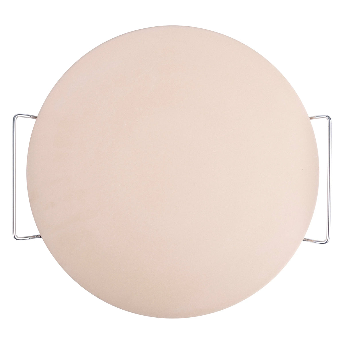 15-inch Pizza Stone with Pizza Cutter and Serving Rack O8708