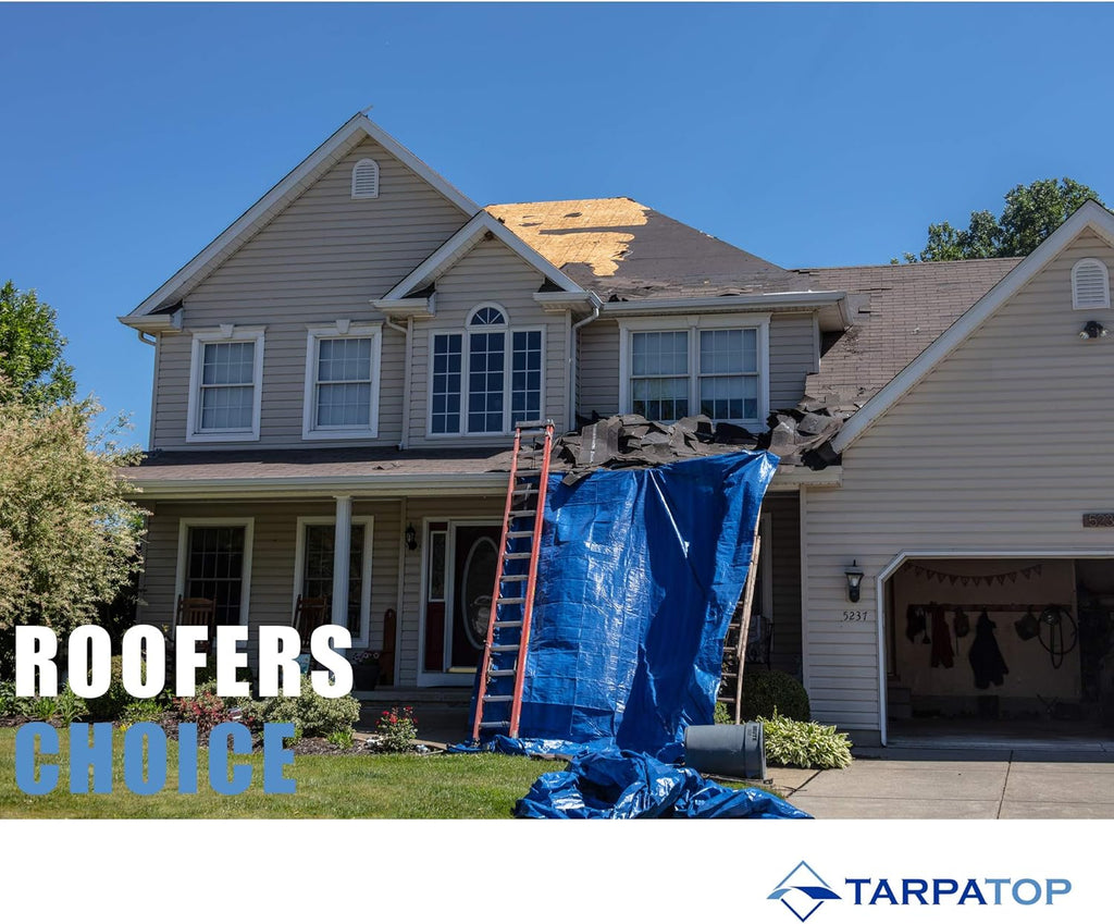 Blue Waterproof Poly Tarp O681