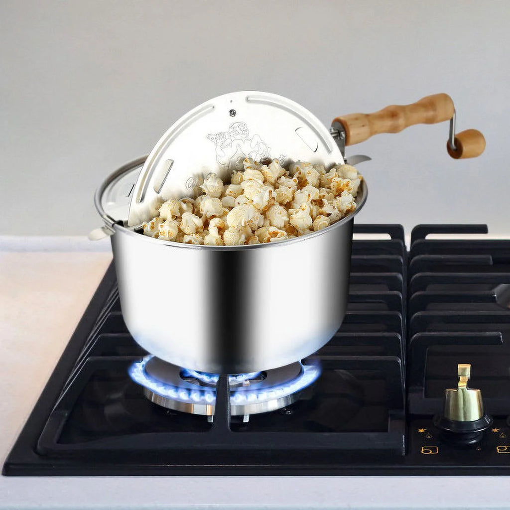 6-Quart Aluminum Stovetop Popcorn Maker L933