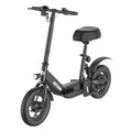 White Electric Scooter with Seat, 12" Pneumatic Tire, 400W Motor H7001