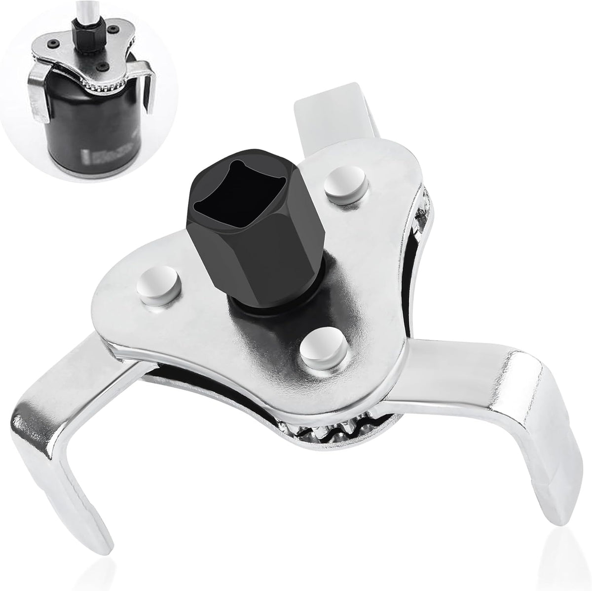 3 Jaw 2 Way Adjustable Oil Filter Wrench Tool U41639