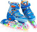 Adjustable Light up Inline Skates F406