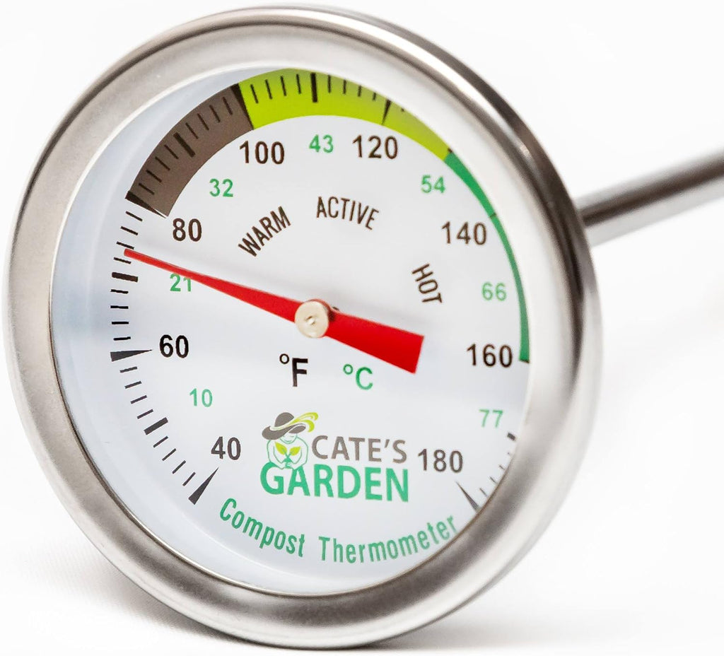Stainless Steel Bimetal Compost Thermometer Pack of 2 K523529