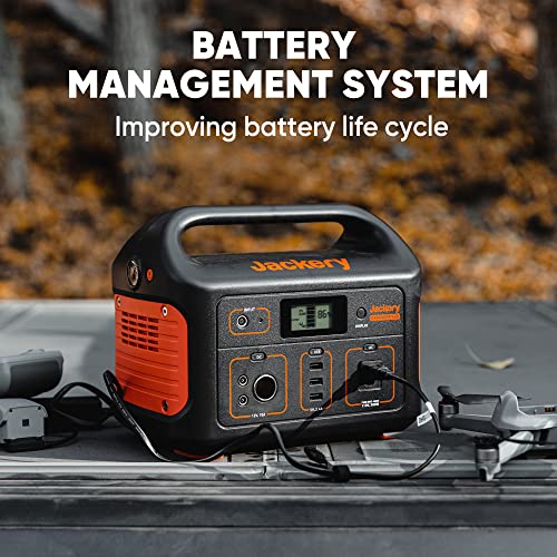 518Wh Portable Lithium Power Station with 110V/500W AC Outlet D518