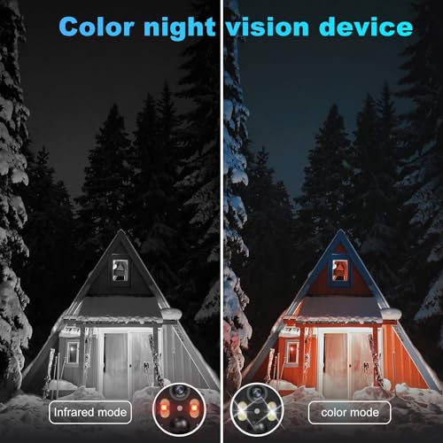 2K HD Wireless Solar Security Camera with Color Night Vision D592