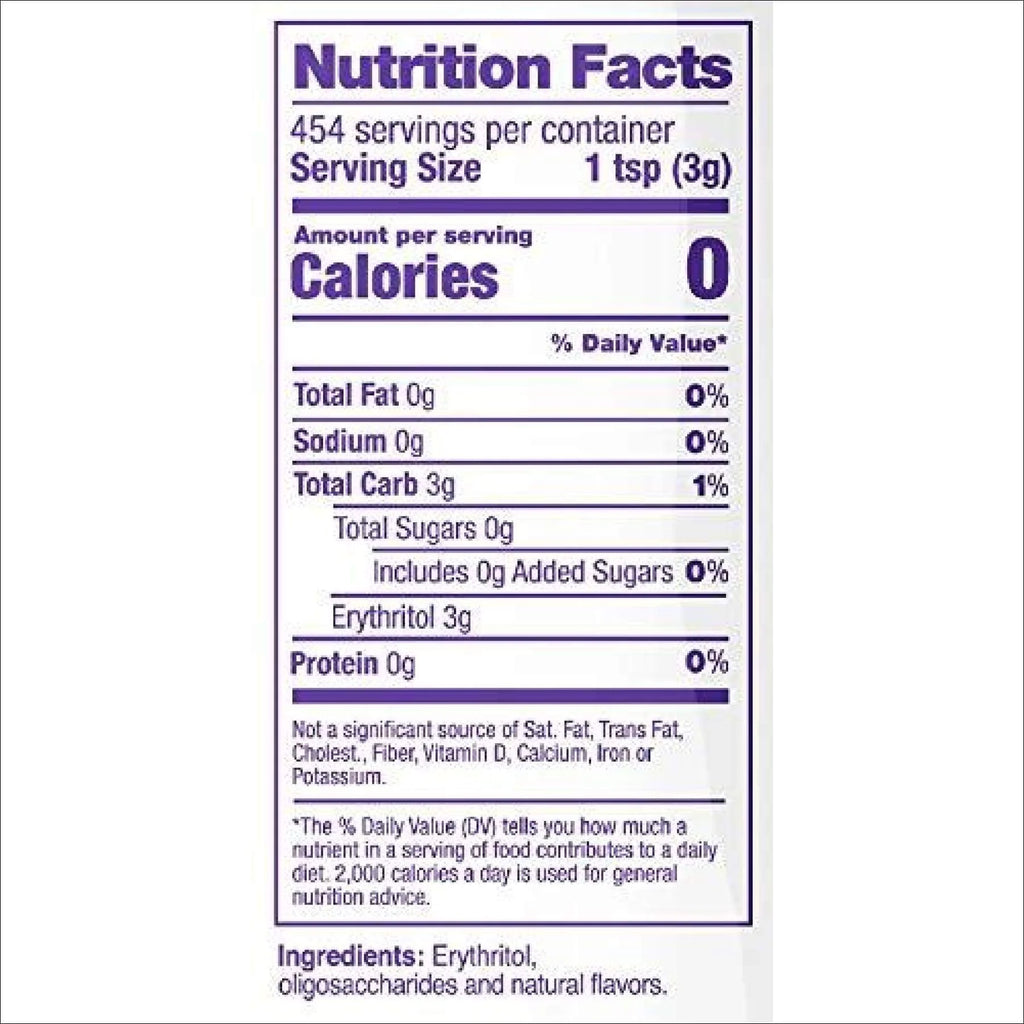 Sugar Replacement Sweetener, 48oz D6930