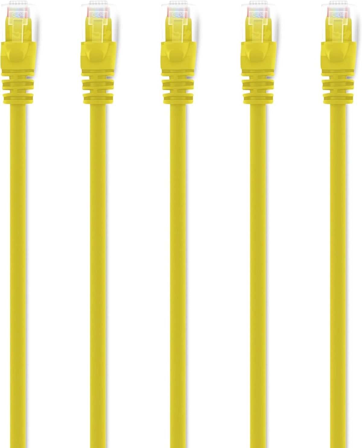 Cat 6 Ethernet Cable 7 ft (24-Pack) Yellow I721255