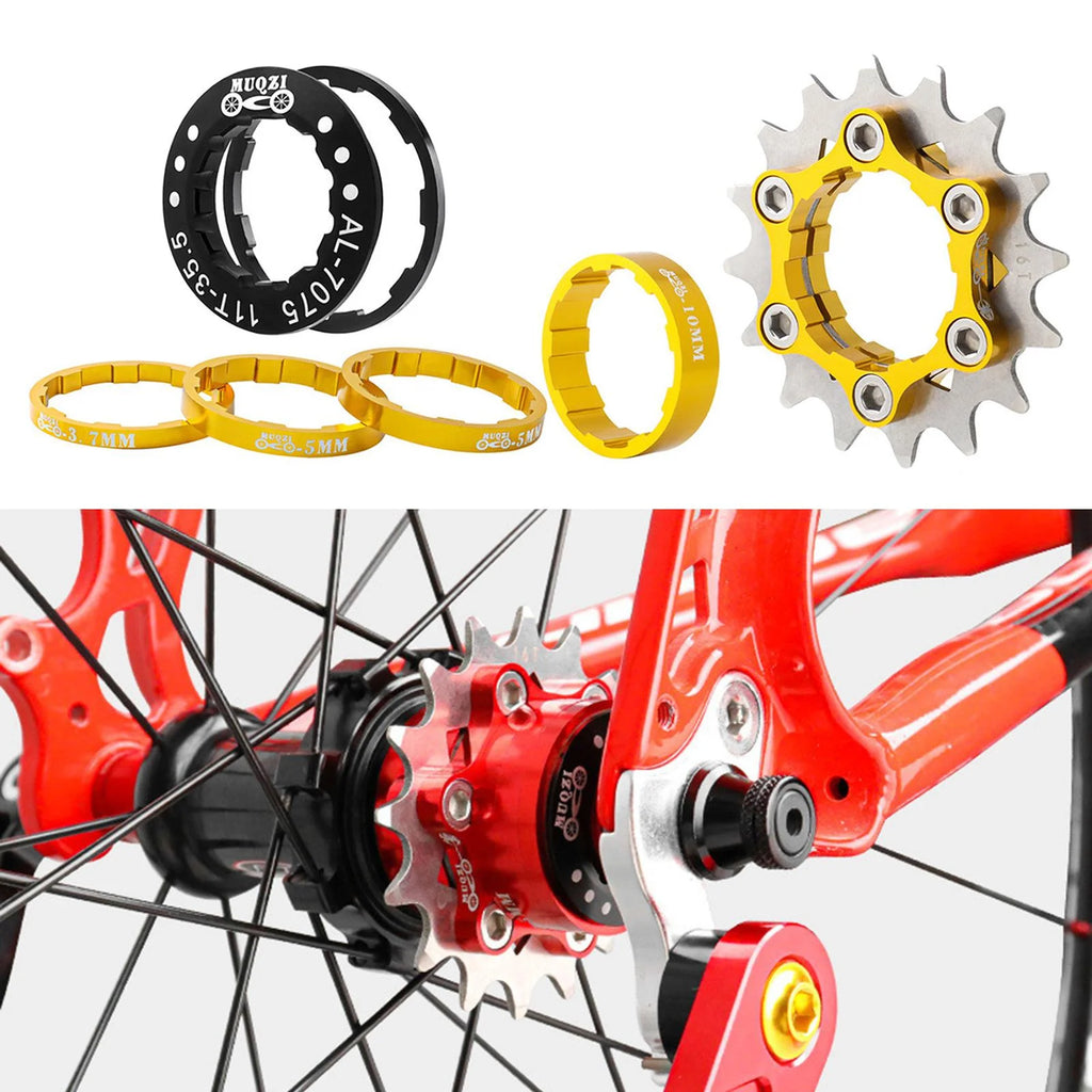 16T Single Cog Set Aluminum Alloy Freewheel Gear for Mountain Bike Hubs BMX Y56542