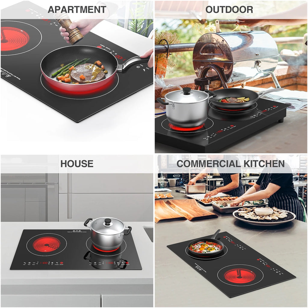 24 Inch 2400W Electric Ceramic Cooktop K2332
