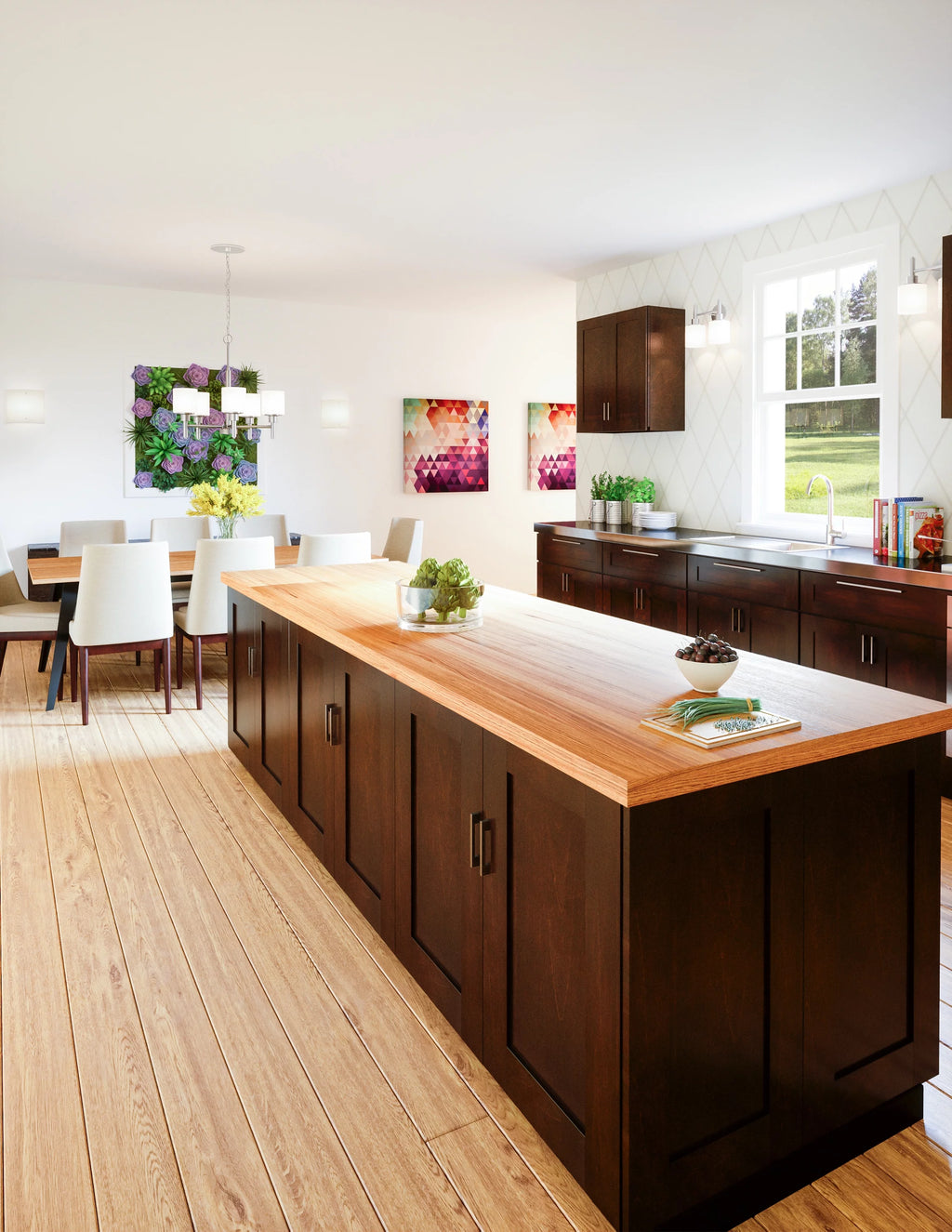 Espresso Shaker Wall Kitchen Cabinet 30x30x12 U2652